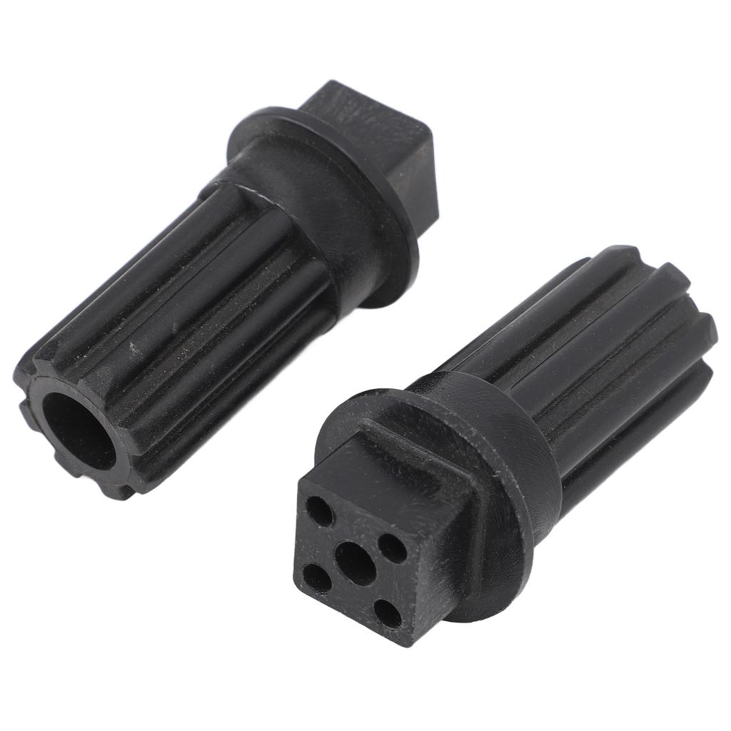 2 PCS Meat Grinder Screw Coupling Black Plastic Quick Installation Meat Grinder Screw Coupling