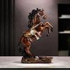 Artizanat din Rășină Sculptură Animal Simulare Cal Stil Chinezesc Retro Statuie Cal Figurine Decorative Decorațiuni Casă