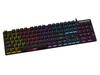 K74 Mechanical Keyboard: 104-Key, Wired, Dual-Use for Office & Gaming with Mixed Backlight.