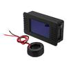 WINGONEER Coil CT Closed Transformer 100A AC Digital Display Power Monitor Meter Voltmeter Ammeter Frequency Current Voltage Coefficient Meter