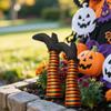 2Pcs Halloween Witch Legs With Stakes, Halloween Witch Prop Decoration, Halloween Decorations For Outdoor Garden , Indoor Outdoor Halloween Decor