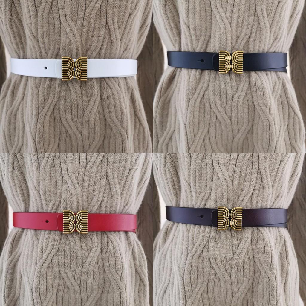 Ladies Leather Belt With Simple Design For Daily Casual And Office Use