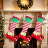 Hanging Christmas Stocking Decorations Red/Green Elf Christmas Stockings  Party Decoration