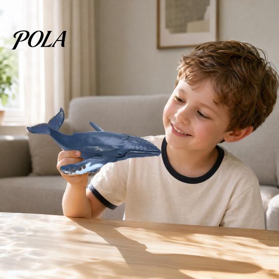 Sea Animal Educational Toy Simulated Marine Life Model, Realistic Whale Shark Dolphin Figurine, PVC Model for Toddlers Boys Girls