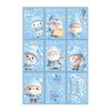 Yousheng 9 Sheets/Set Christmas Window Cling Removable Waterproof PVC Winter Merry Christmas Static Glass Sticker Holiday Party Decoration Decal