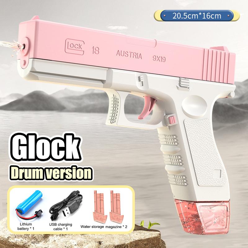 Large Capacity Water Spray Gun Summer Entertainment Water Gaming Toy Fully Automatic Water Gun Outdoor Swimming Pool Toys