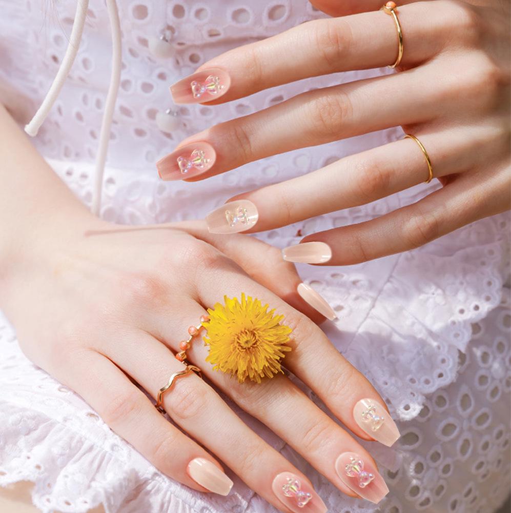 

Wearable Short and Long Fake Nails with Diamonds for Autumn/Winter