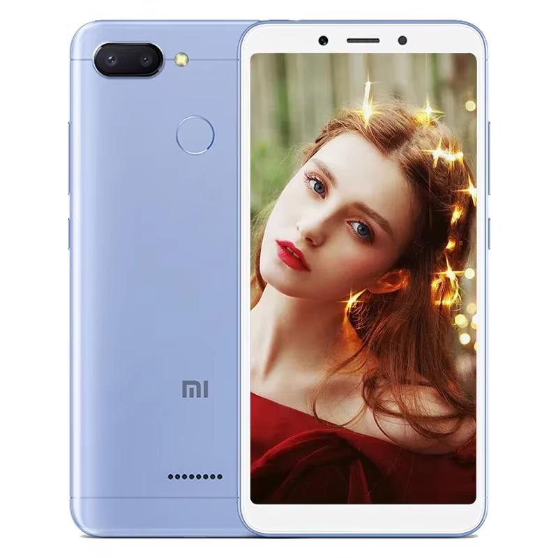 Global Rom Original Xiaomi Redmi 6 4GB 64GB 13000mAh celular googleplay Fingerprint Octa-core 6.6 inch 4G Smartphone