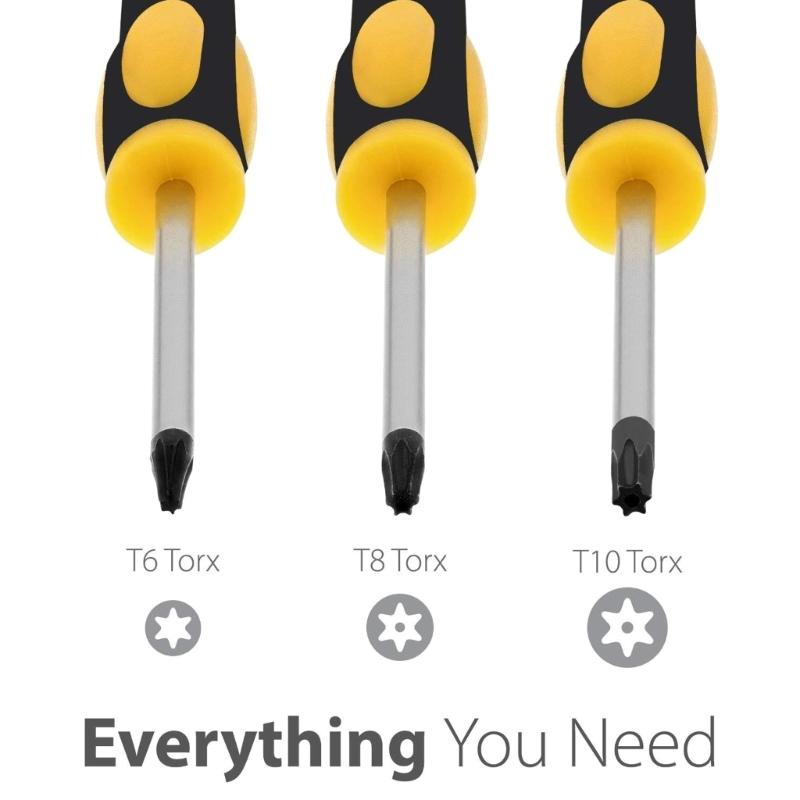 8 Stück/Set Schraubendreher Torx T8 T6 T10 Öffnungswerkzeuge Schraubendreher Reparatur Hebelwerkzeuge Für 360