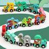 Magnetic Dinosaur Train & Number Blocks: Educational Toy for Kids