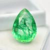ZAMBIAN Natural Green Emerald 9 Ct Pear Shape CERTIFIED Loose Gemstone