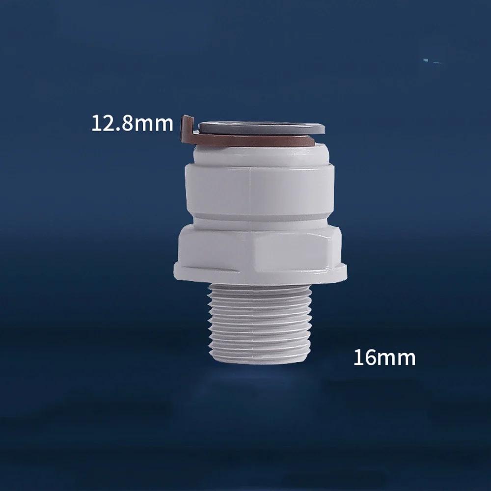 Ajuste 3/8" 1/2" DE X 3/8" Tubo Cotovelo Reto T Conector Rápido de Encaixe POM para Aquário Sistema de Osmose Reversa Filtro de Água RO