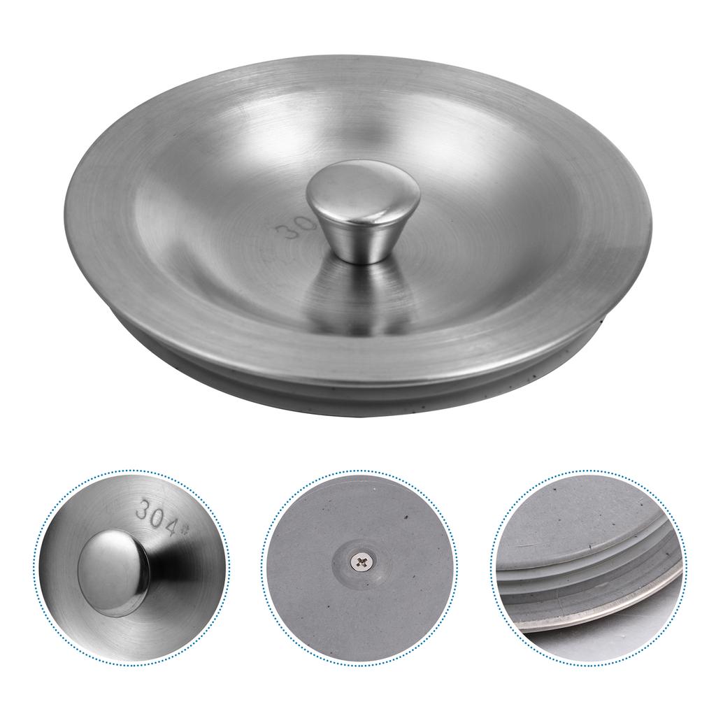 1 Pink Sink Stopper High Quality Prime Stainless Steel Durable Sink Plug Accessories for Home