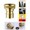 Multipurpose Brass Materials Faucet Hose Adapters for Multiple Threaded Taps Easy Installation Designs Daily Use