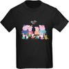 CafePress Peppa Pig Vrienden en Familie T-shirt Kinderen Donker Katoenen T-shirt