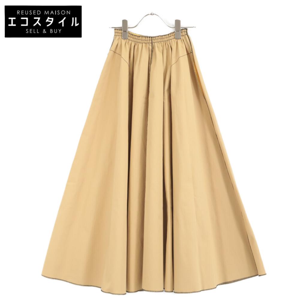 Nina Ricci Yellow Flared Skirt Skirt 36 yellowUsed