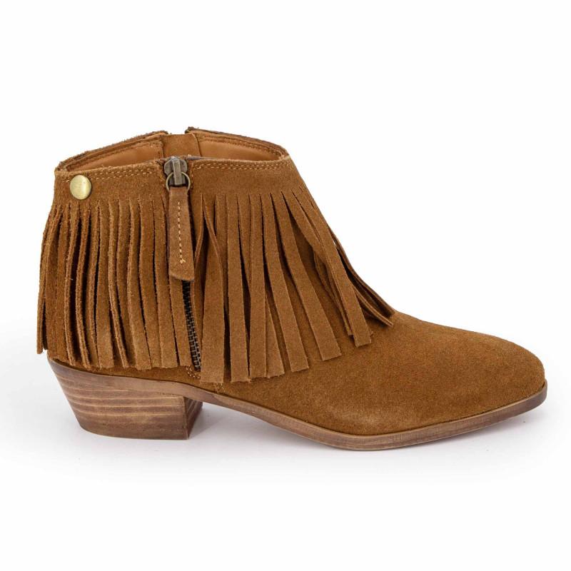 

Женские замшевые ботильоны Nirvana с бахромой INITIALE PARIS