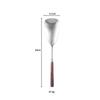Thickened Household Pizza Cake Spatula Butterfly Porridge Spoon 304 Stainless Steel Walnut Soup Shell Dry Rice Kitchen Item Bar