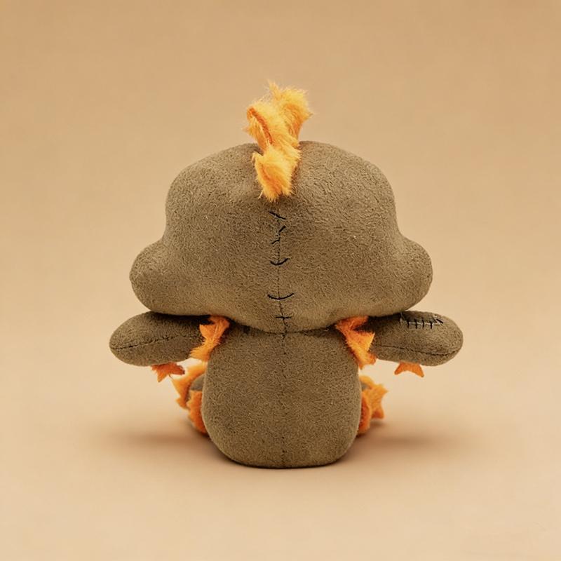 Poppy Playtime Prototype 1006 Plush Toy - Red Monster Stuffed Doll with Zipper Mouth Yellow Pocket, Horror Game Character Plushie Gift for Fans & Kids