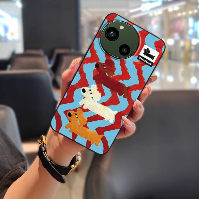 Graffiti Soft case Phone Case For Sharp Aquos R9/SH-51E Back Cover Durable Anti-dust Phone Pouch Cute Cartoon TPU