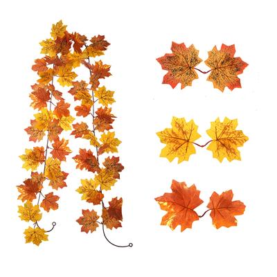 Herbst Scenic Dekoration Simulation Reben Weihnachten Thanksgiving Herbst Farbe Maple Leaf Reben