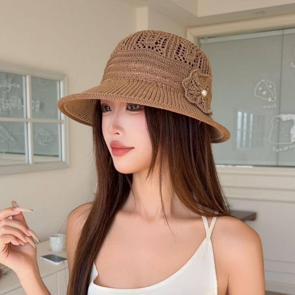 Summer Sun Hat For Women With Breathable Polyester And Hollow Pattern Perfect For Outdoor Travel