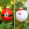 12pcs Electroplated Painted Christmas Balls Pendant 6cm Xmas Tree Pendants  Party Favors