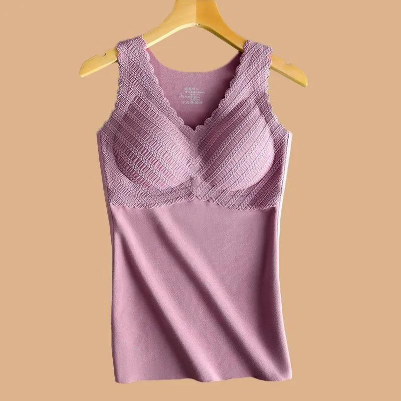 

Версия немецкого бархатного терможилета для женщин с нагрудными накладками, бархат и утолщенная новая термобелье нижняя рубашка для женской осенней одежды 3XL [recommended 140-80kg]