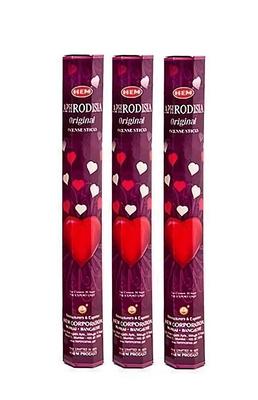 Hem Aphrodisiac Incense 3 Boxes of 20 Sticks