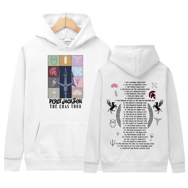 Percy Jackson The Eras Tour Hoodie Men's Women Retro Fashion Pullover Sweatshirt Casual Long Sleeve Oversized Hoodies Streetwear