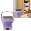 Portable Washing Machine 9L Automatic Small Foldable Bucket Washer for Dormitories Travel Business Trip