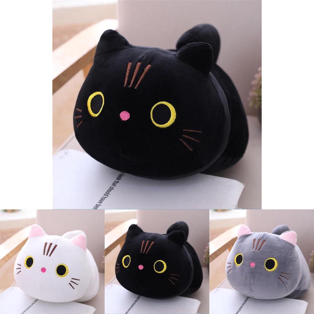 Cute And Soft Cartoon Plush Toy Cat Pillow Perfect For Kids And Home Decor