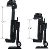 Metal Phone Tripod Mount w Rotatable Cold Shoe,Compatible with iPhone Cell Phone Tripod Mount Adapter, Phone Mount for Tripod,Tripod Phone