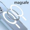 Amazon hot-selling white flower mobile phone case Apple 17pm transparent magnetic case iPhone12 hard case protective case