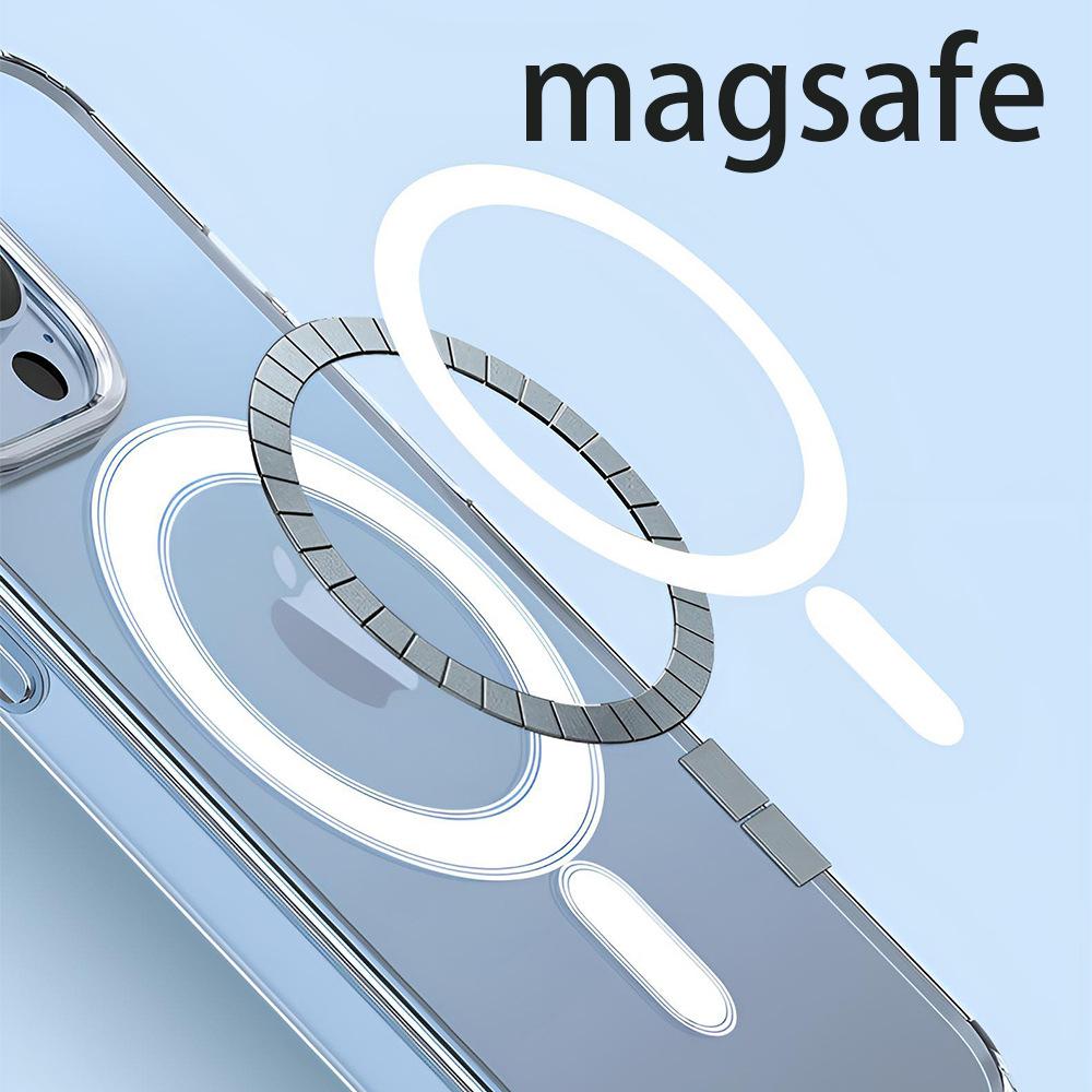 Amazon hot-selling white flower mobile phone case Apple 17pm transparent magnetic case iPhone12 hard case protective case