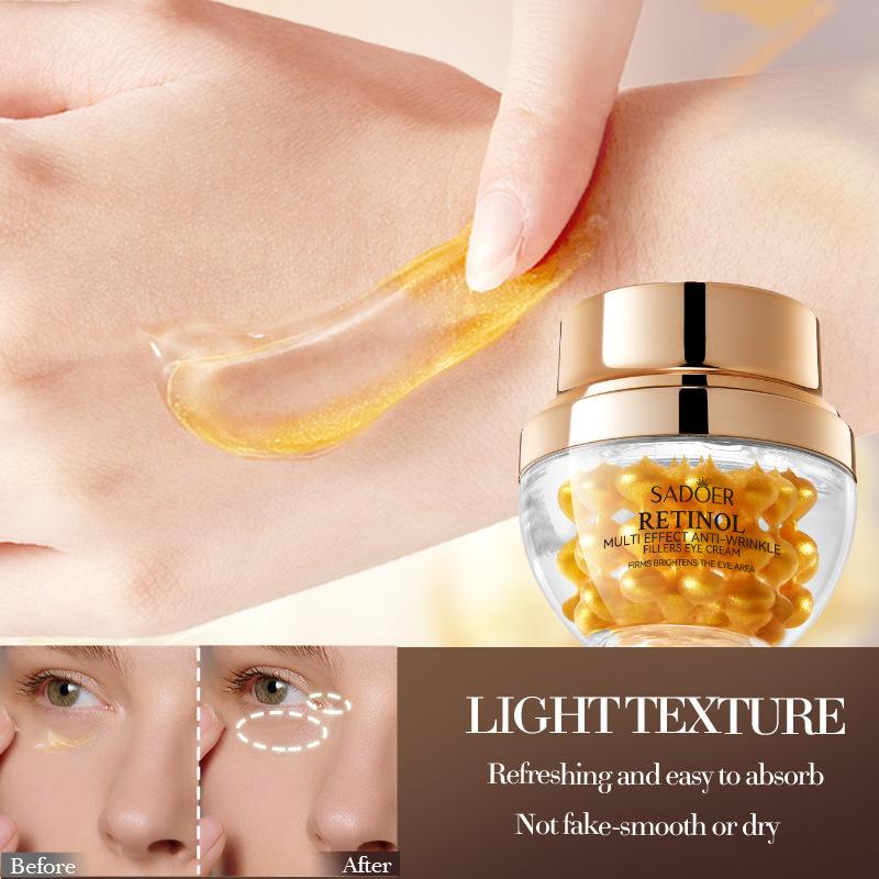 1 Piece, Retinol Eye Cream, Moisturizing Eye Cream, Botanical Bottle Portable Eye Cream, Skin Care, Eye Care Products with Botanical Extracts