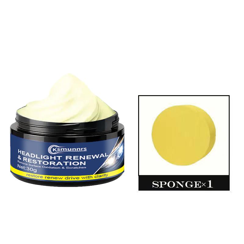 

Expert Headlight Refurbisher - Eliminate Discoloration, Oxidation & Hazy Vehicle Headlights - Lens Polishing Abrasive Substance