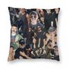 John Summit Dom Dolla Square Pillowcase Polyester Linen Velvet Printed Zip Decorative Car Cushion Cover x
