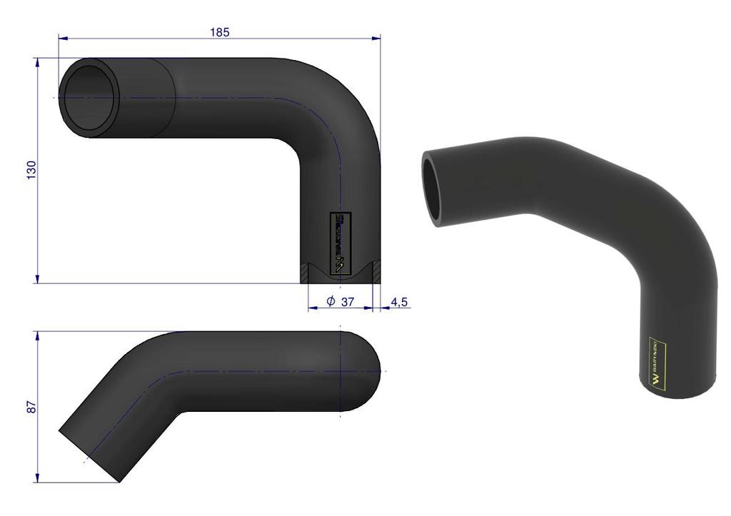Upper Radiator Hose L34898 Waryński