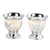 2PCS Silver Silver Goblet Small Size Metal Wine Cup Goblets & Chalices Drinking Cup  Restaurant Use