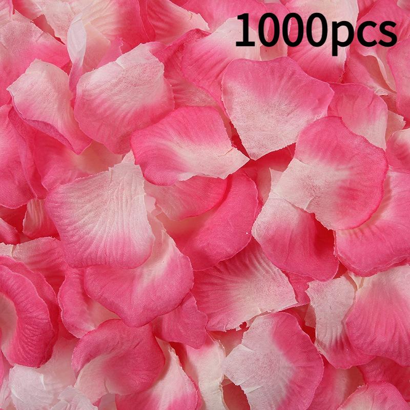 

1000pcs Blush Pink&Ivory White Double-Side Rose Petals-Realistic Artificial Flower Petals for Wedding Decor,Valentine s Day
