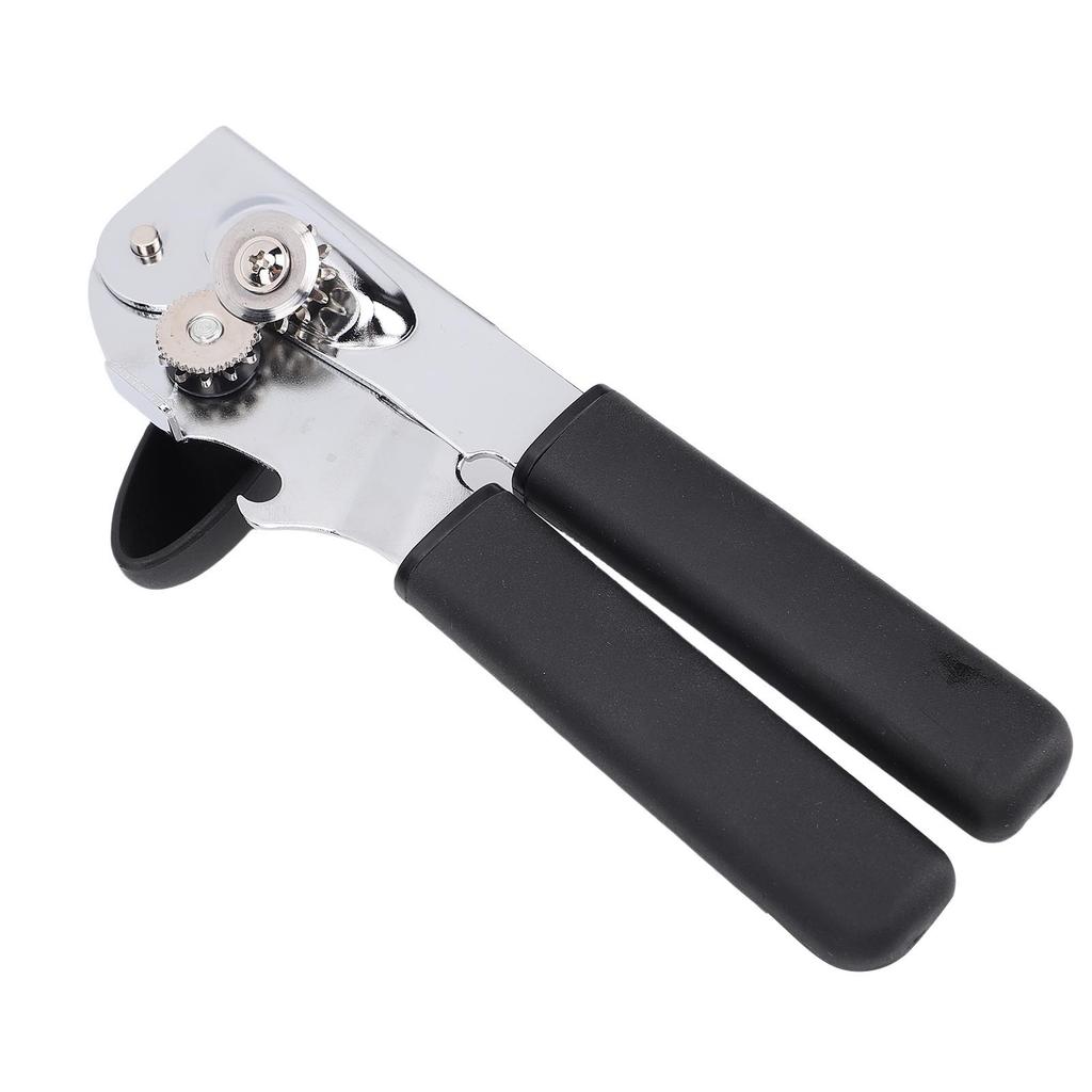 Manual Can Opener TPR Stainless Steel Multifunctional Handled Can Opener Kitchen Essentials Tool for Camping