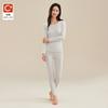 300g Thermal Underwear Set Men Women Plus Size 10A Antibacterial Warm Base Layer