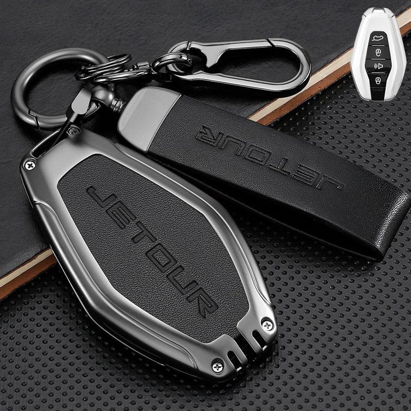 Chery Jetour Key Bag Set: Fits X70S, X70Plus, X95, X90Plus Dragon Shell Design for Men