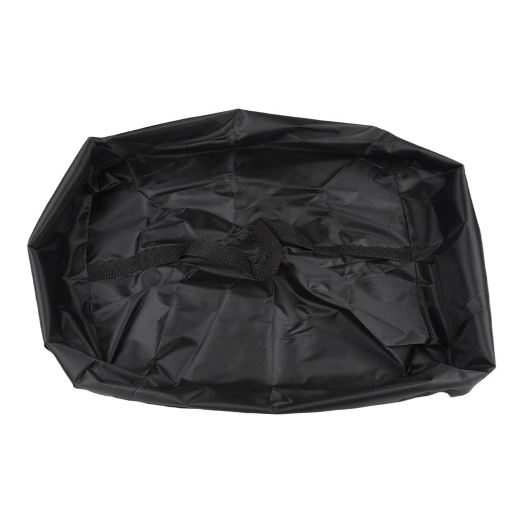Protective Turntable Dust Cover with Strap Hook Waterproof Oxford Cloth Fabric and Scratch Resistant for Vinyl Players