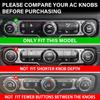 8Pcs Button Knob Cover for Jeep Wrangler JL JLU 2018-2024 2025 & Gladiator JT -2024 2025 Accessories, JL Window Switch Button Cover Volume Radio Air