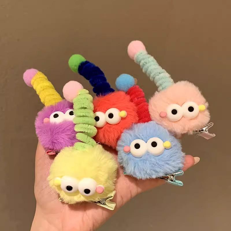 Sweet Hairpin Cute Girl Clasp Spring Headband Big Eyes Claw Clip Fashion Hairpin