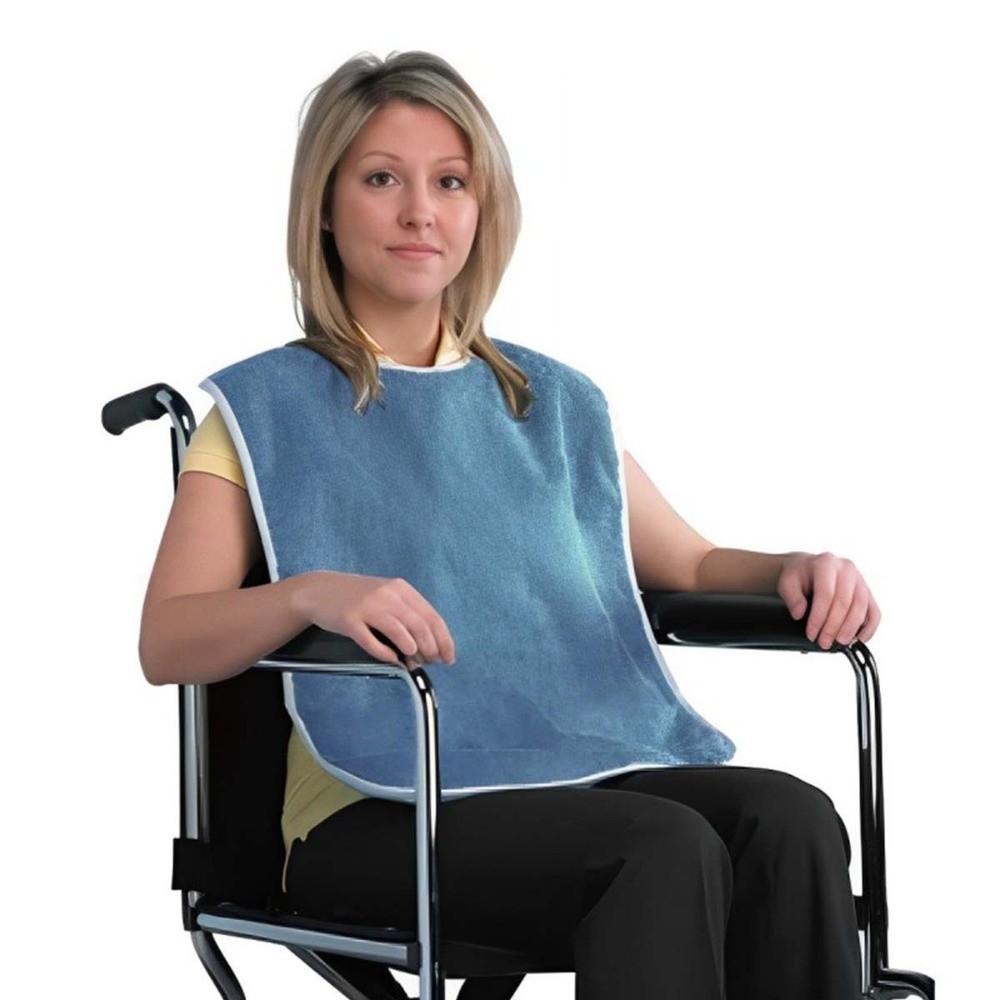 Adjustable Dining Clothing Protectors Soft Mouth Wipe Polyester Dining Cloth  Adult