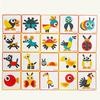 50pcs Animal Wooden Puzzle Board Set Colorful Baby Educational Wooden Toys  for Children Learning Developing Toys