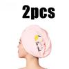 Quick-Dry Hair Hat  Super Absorbent Soft Towels Coral Fleece Shower Cap Bathroom Women Head Towels Girls Cute Dry Hair Bonnets